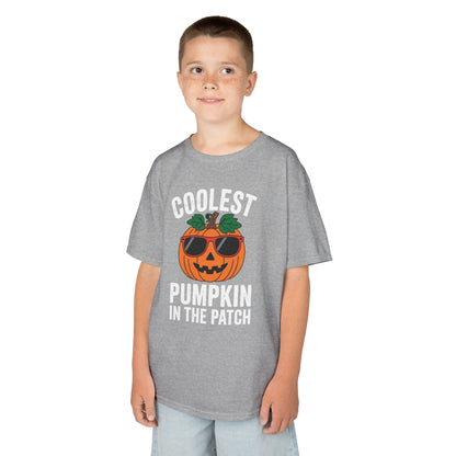 Kids Coolest Pumpkin In The Patch Halloween For Boys Girls T-Shirt
