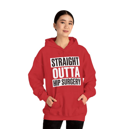 Straight Outta Hip Surgery Get Well Hip Replacement Recovery Hoodie
