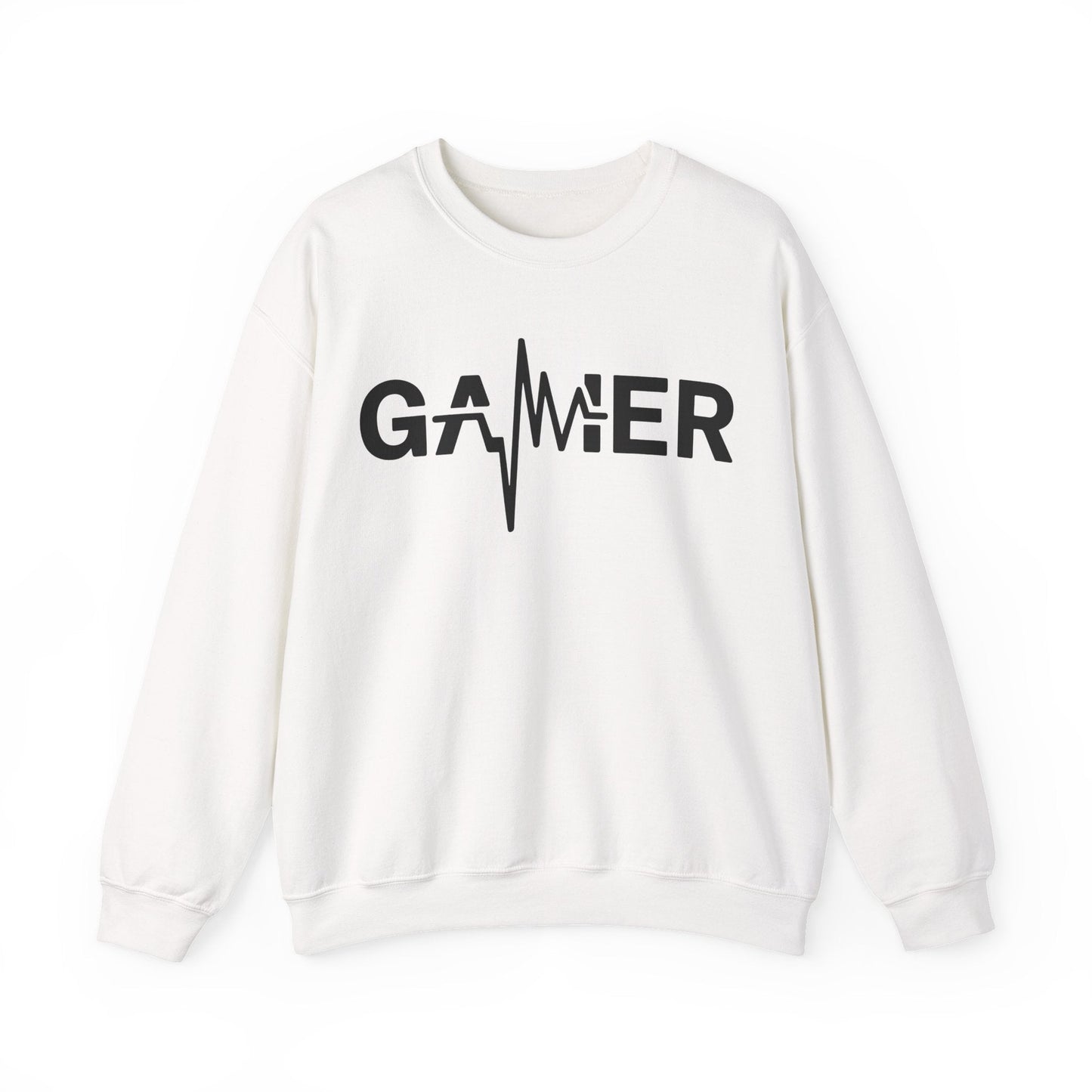 Gamer Heartbeat Video Games Graphic Sweatshirt