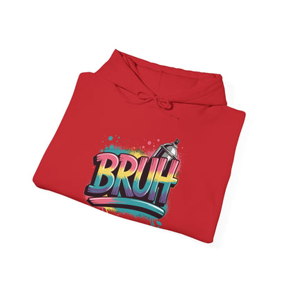 Bruh Graffiti Funny Saying Street Art Meme Men Boys Kids Hoodie