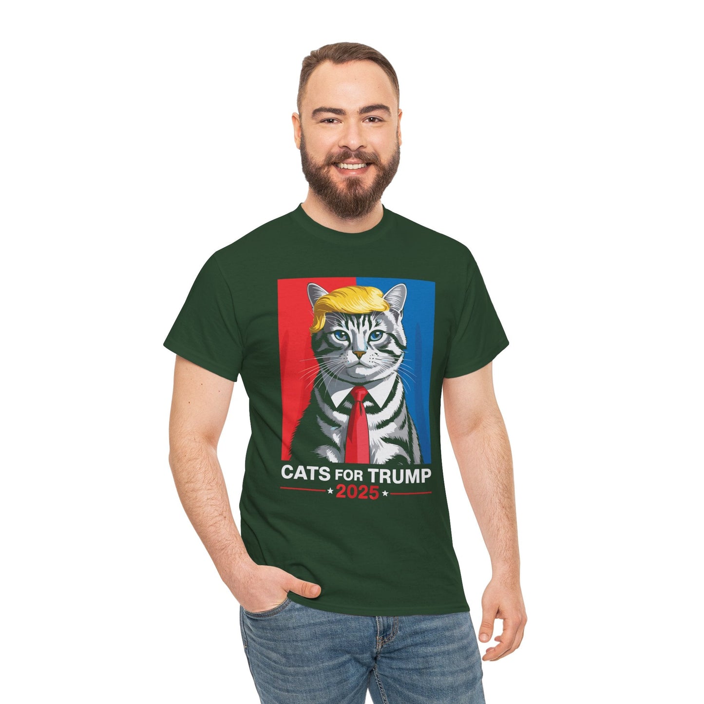 Cats For Trump 2025 Funny Tee For Vance Trump T-shirt