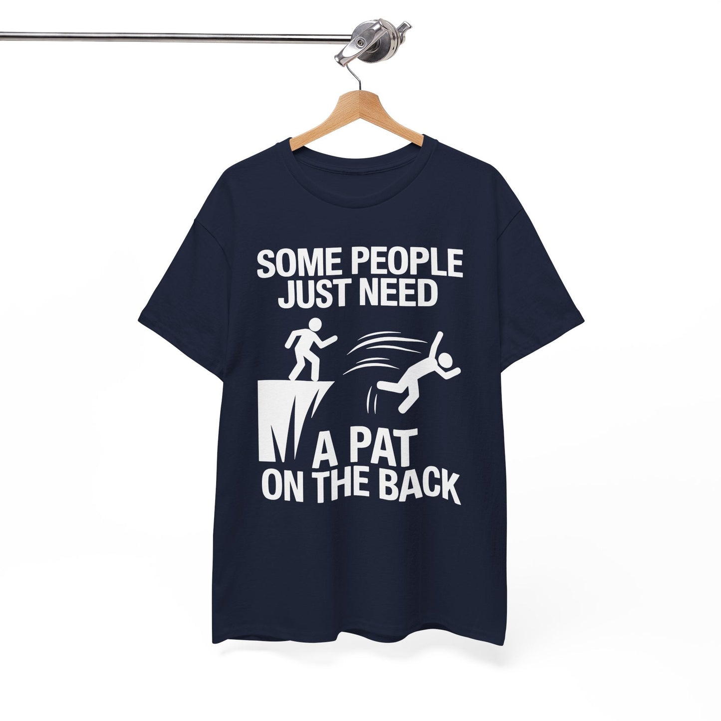 Funny Pat On The Back Adult Sarcastic Design T-Shirt