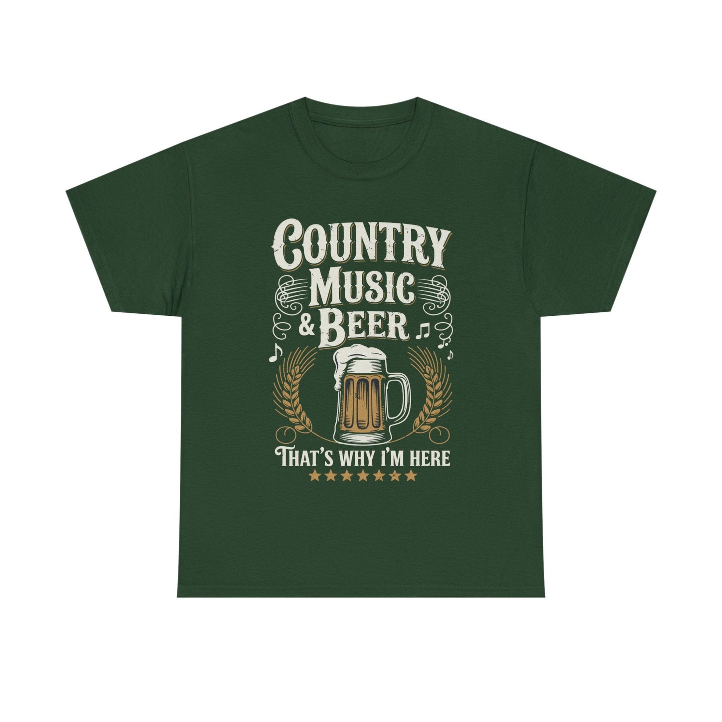 Vintage Country Music and Beer That's Why I'm Here Legends T-Shirt