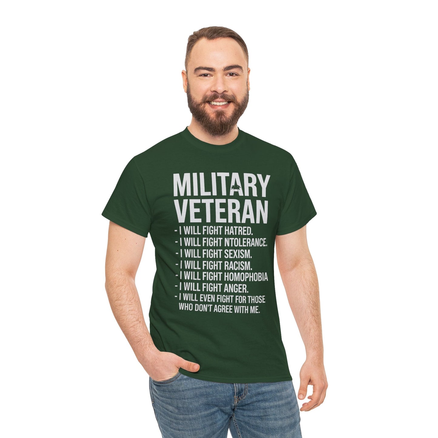 Military Veterans Against Trump 2025 Fight USA Election T-Shirt