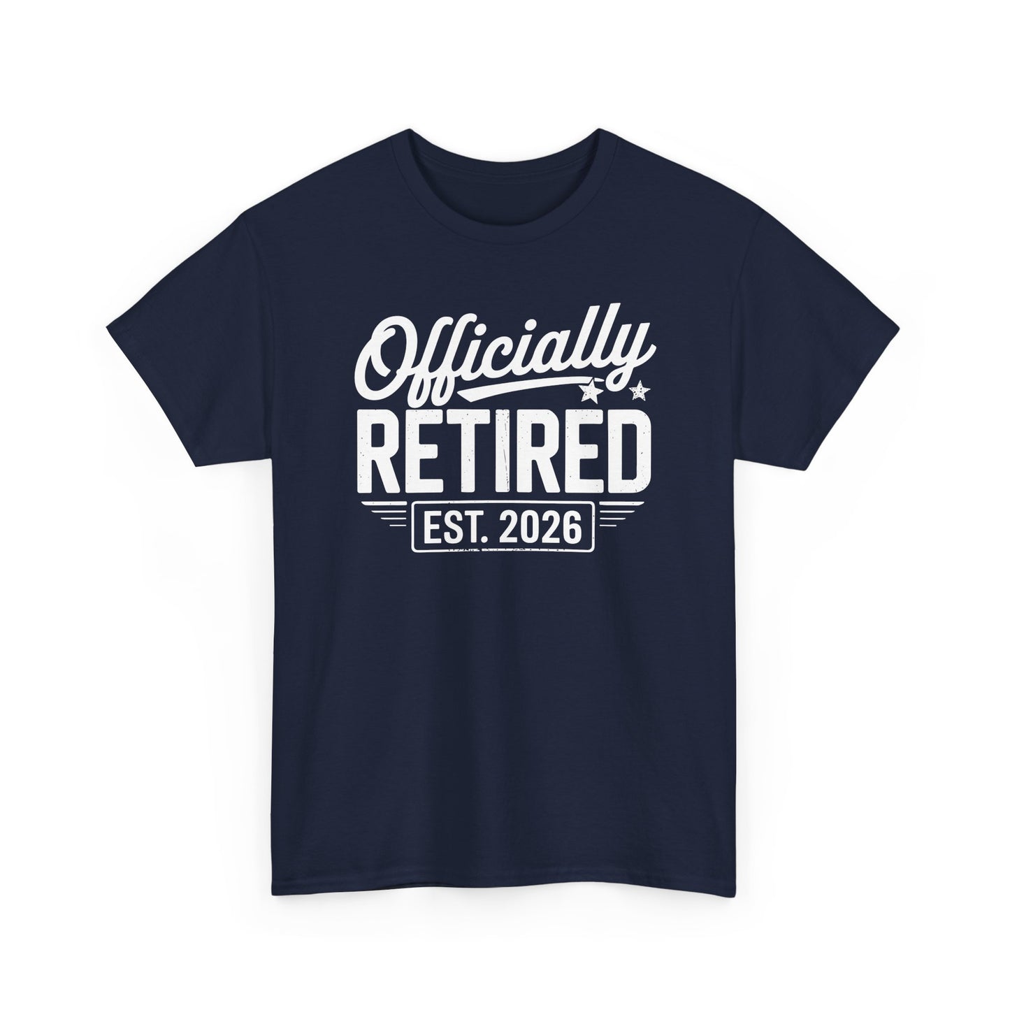 Funny Retirement 2026 Officially Retired Vintage Humor T-Shirt