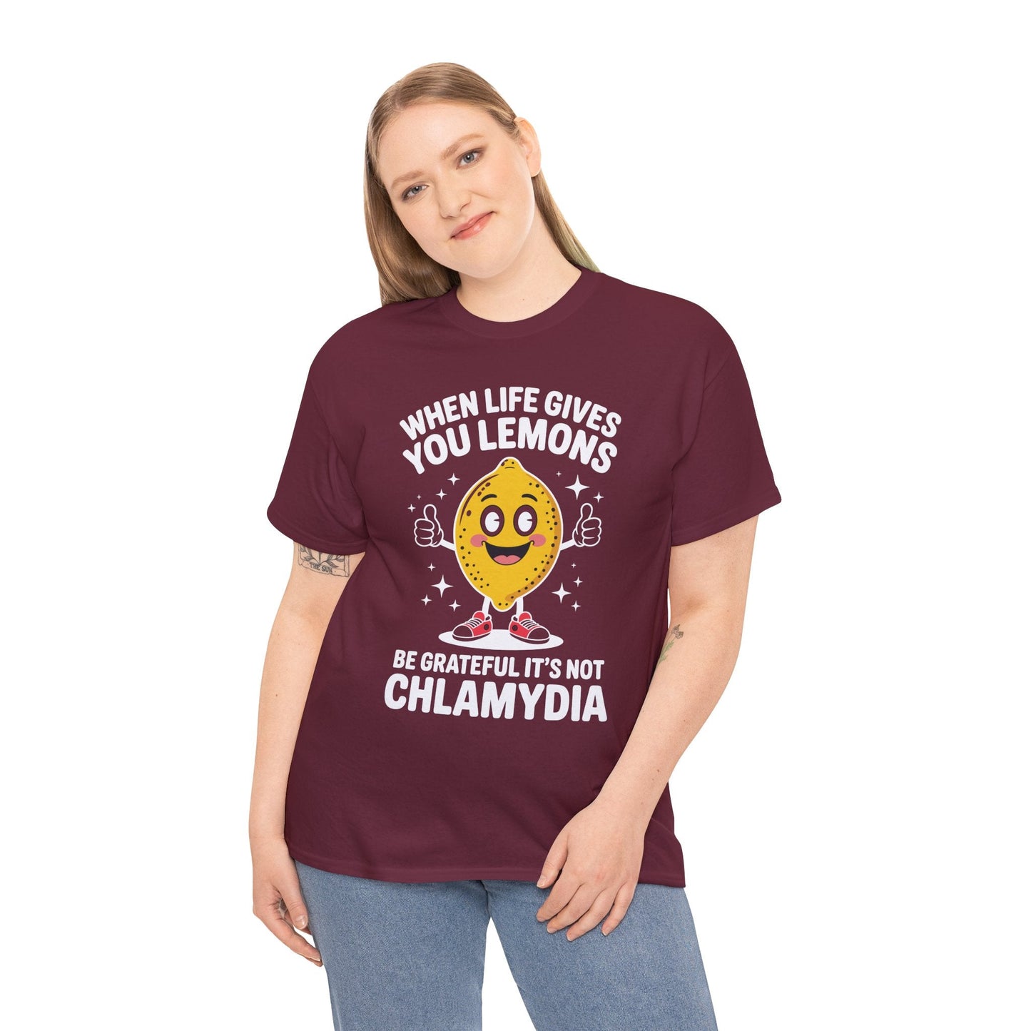 Lemons and Chlamydia Absurd Offensive Meme Sarcastic Edgy T-Shirt
