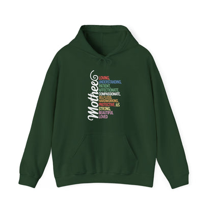 MOTHER Meaning Shirt I Love Mom Mothers Day Hoodie