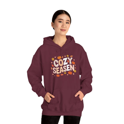 Cozy Season Autumn Fall Vibes Halloween Thanksgiving Pumpkin Hoodie