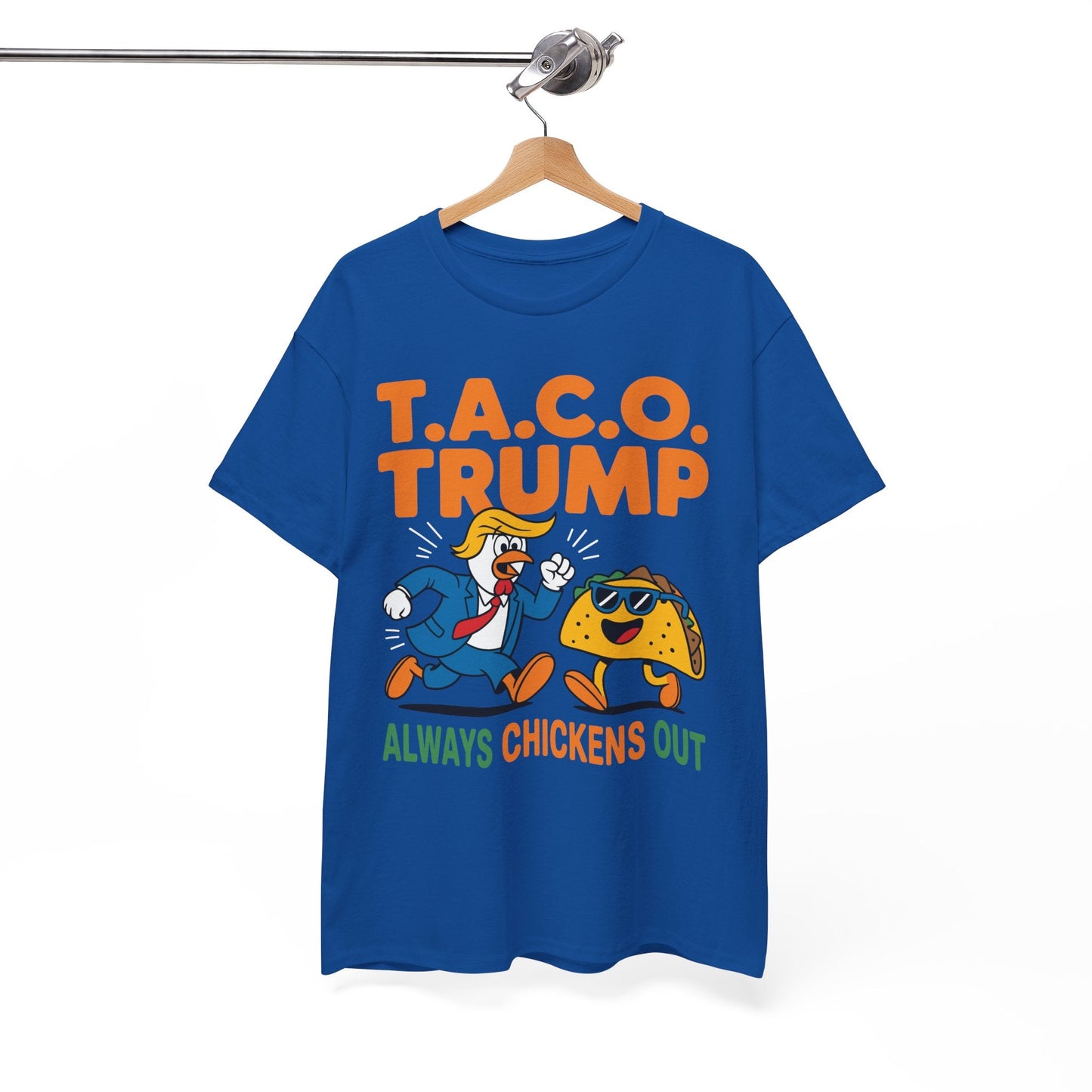 Funny Taco Trump Always Chickens Out T.A.C.O T-Shirt