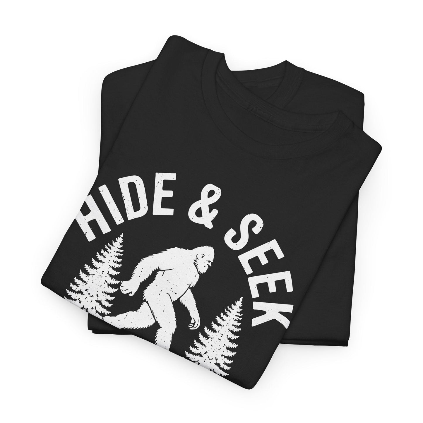 Bigfoot Hide And Seek World Champion Sasquatch Retro Vintage T-Shirt