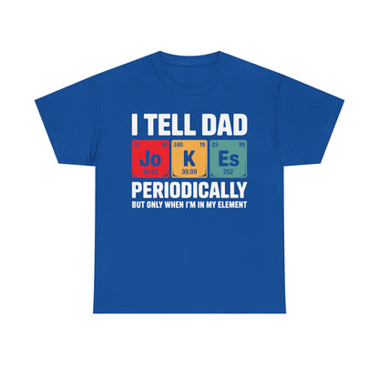 I Tell Dad Jokes Periodically Element Vintage Father's Day T-Shirt