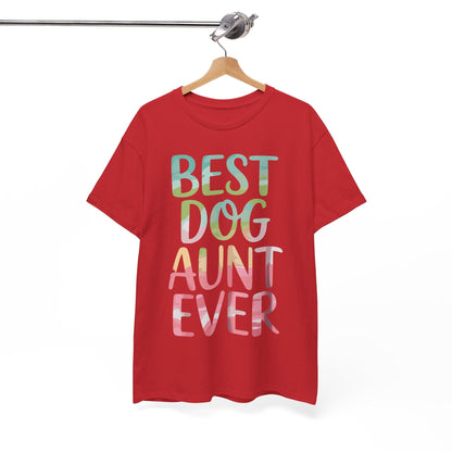 Best Dog Aunt Ever Shirt Women Dog Lover Auntie Mothers Day T-Shirt