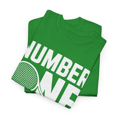Tennis Dad Number One Daddy with Tennis Sayings Fathers Day T-Shirt