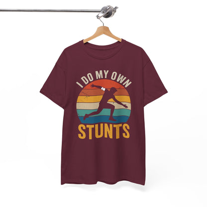 Funny I Do All My Own Stunts Broken Bones T-Shirt
