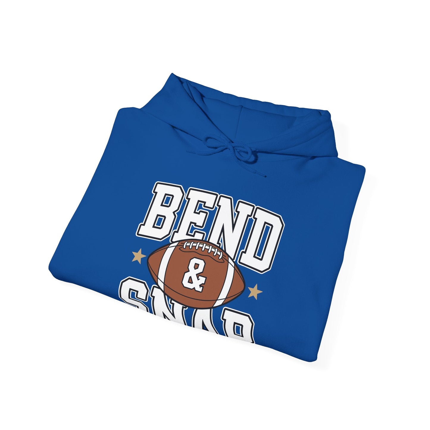 Funny Game Day Touchdown Season Cute Bend and Snap Football Hoodie