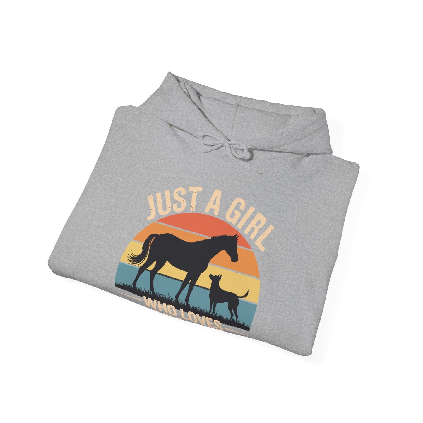 Just A Girl Who Loves Horses and Dogs Women Girls Hoodie
