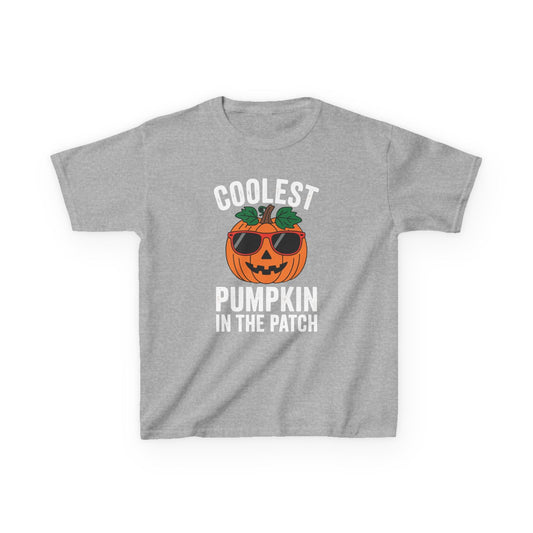 Kids Coolest Pumpkin In The Patch Halloween For Boys Girls T-Shirt