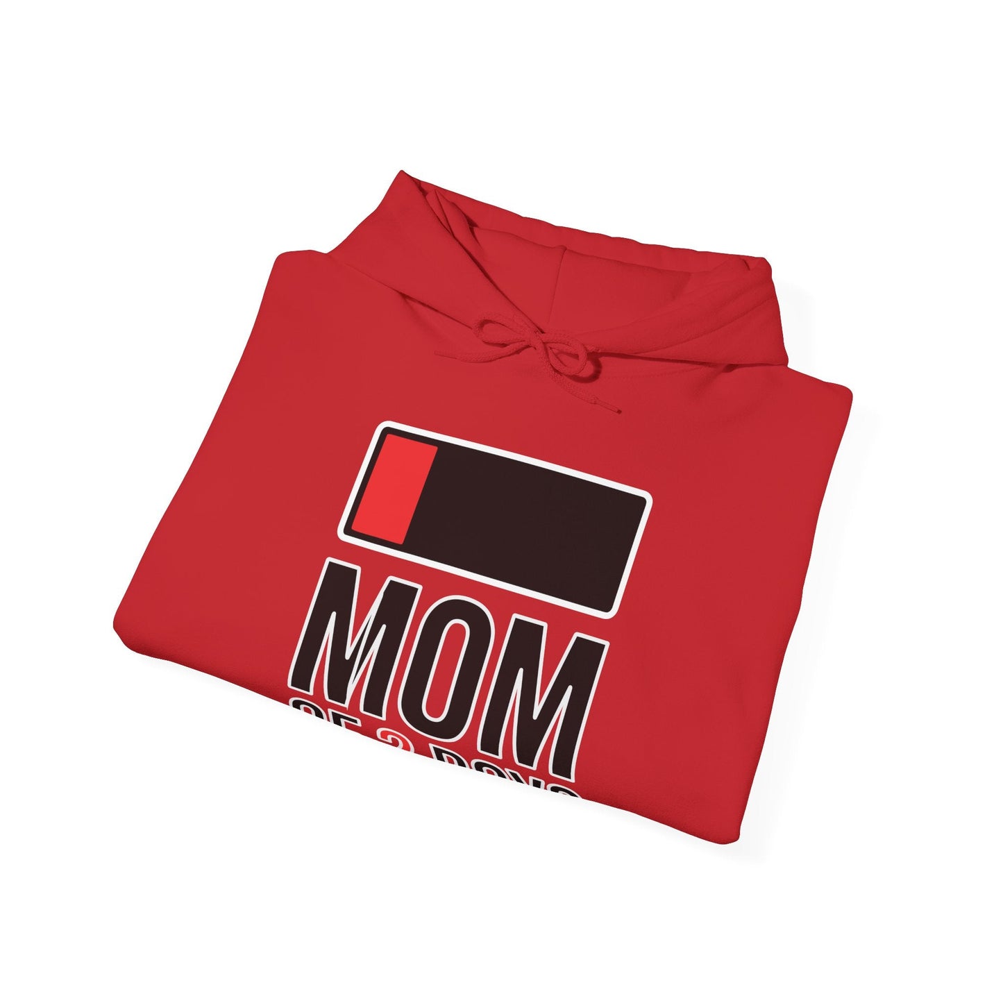 Mom of 2 Boys Gift from Son Mothers Day Birthday Women Hoodie