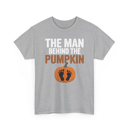 Pregnant Thanksgiving Costume for Dad Expecting Lil Pumpkin T-Shirt