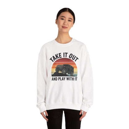 Catch Some Rays Vintage Retro Take It Out And Play Sweatshirt