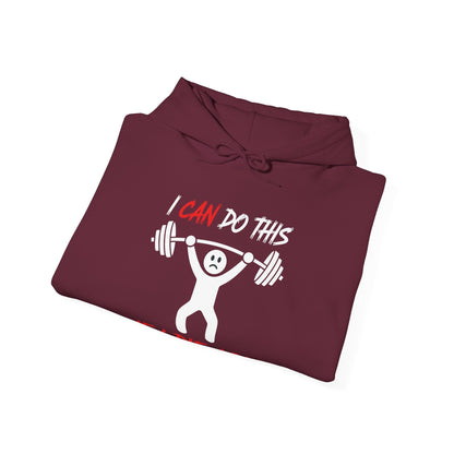 I Can Do This If I Die I Die Funny Fitness Workout Gym Hoodie