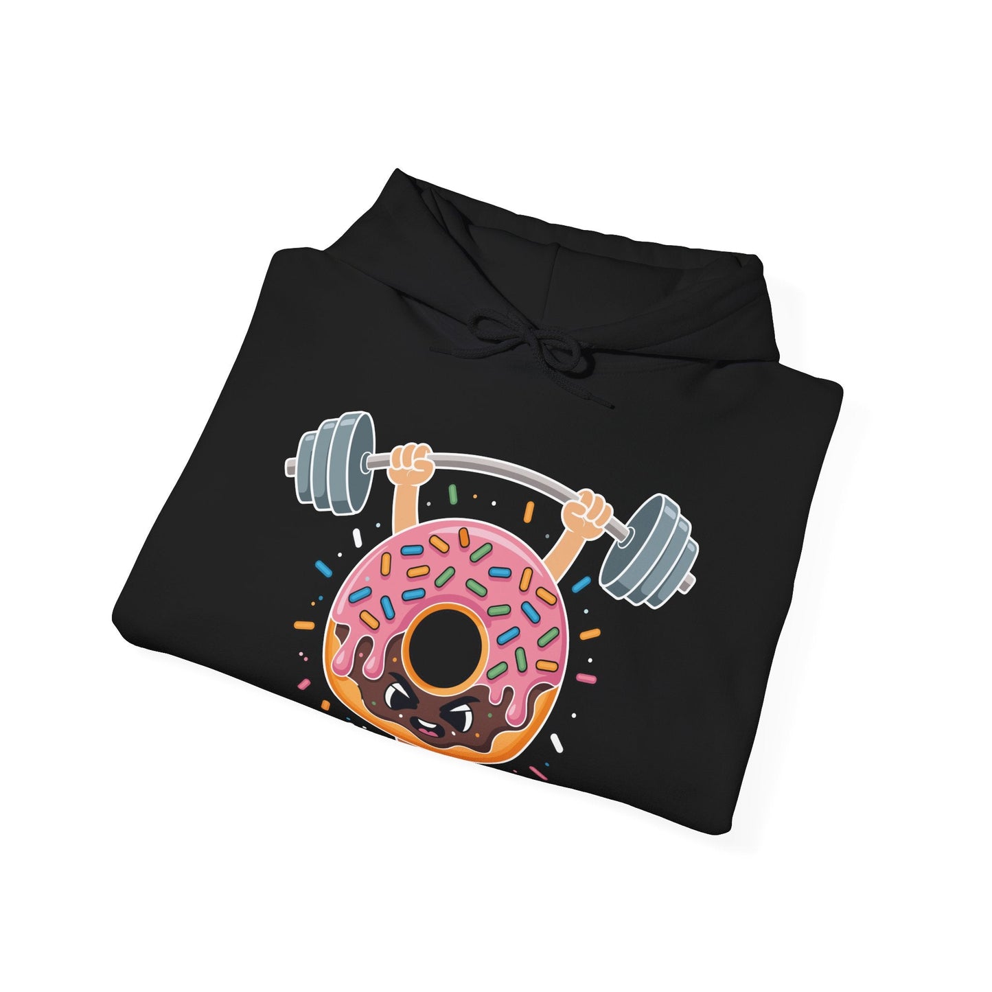 Funny Weightlifing Fitness Workout Gym Donut Lover Hoodie