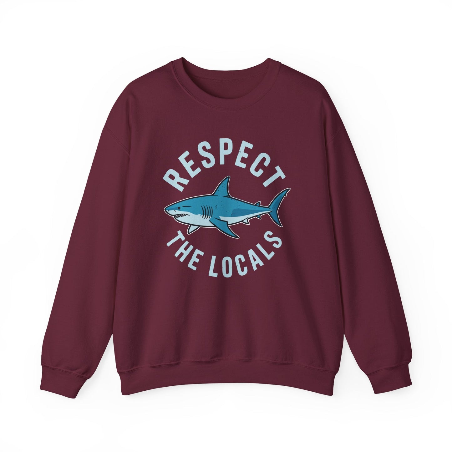 Respect The Locals Shark Ocean Animal Rights Biology Life Sweatshirt