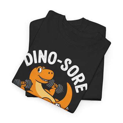 Gym Workout Dino Sore Exercise Fitness Boys Women Men T-Shirt
