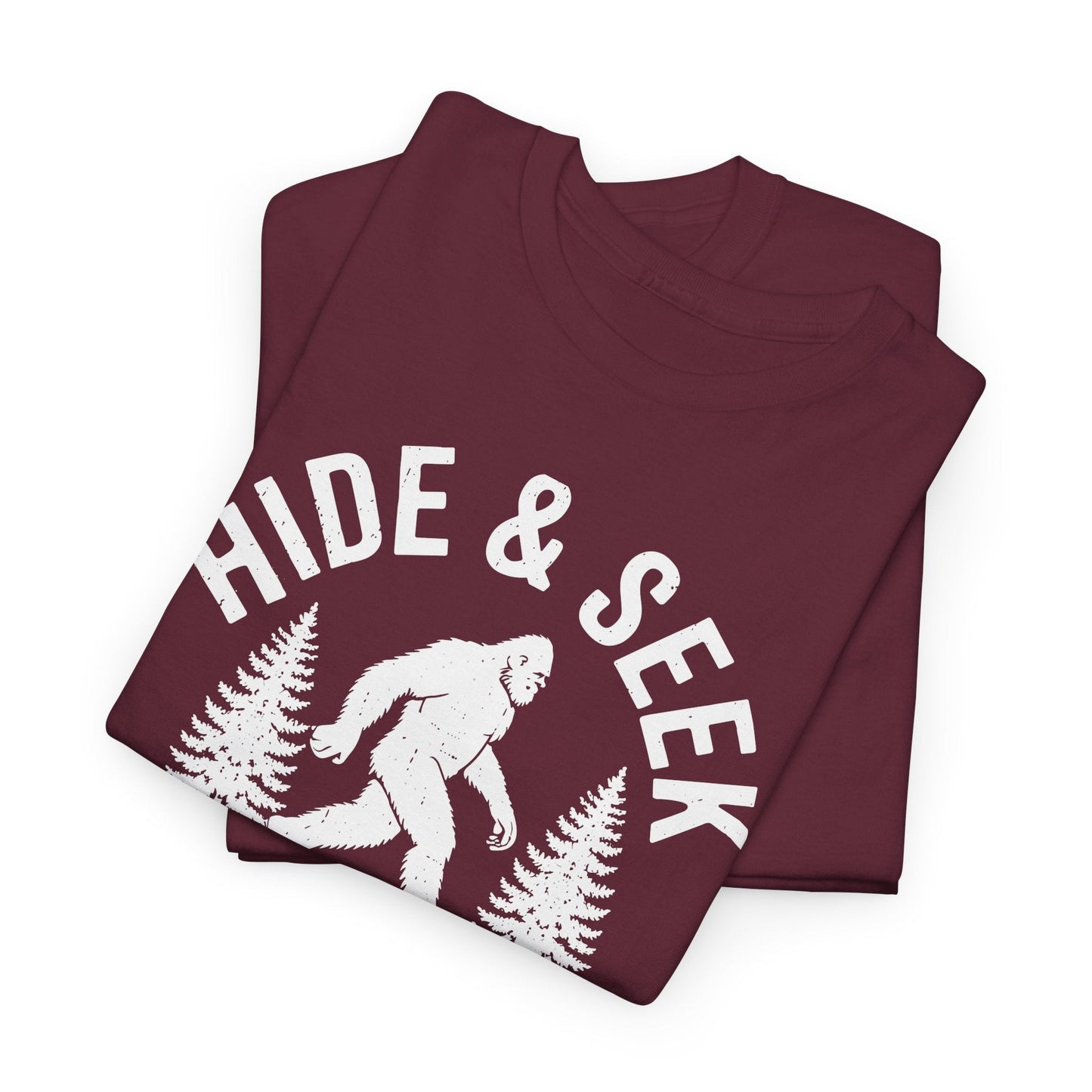 Bigfoot Hide And Seek World Champion Sasquatch Retro Vintage T-Shirt