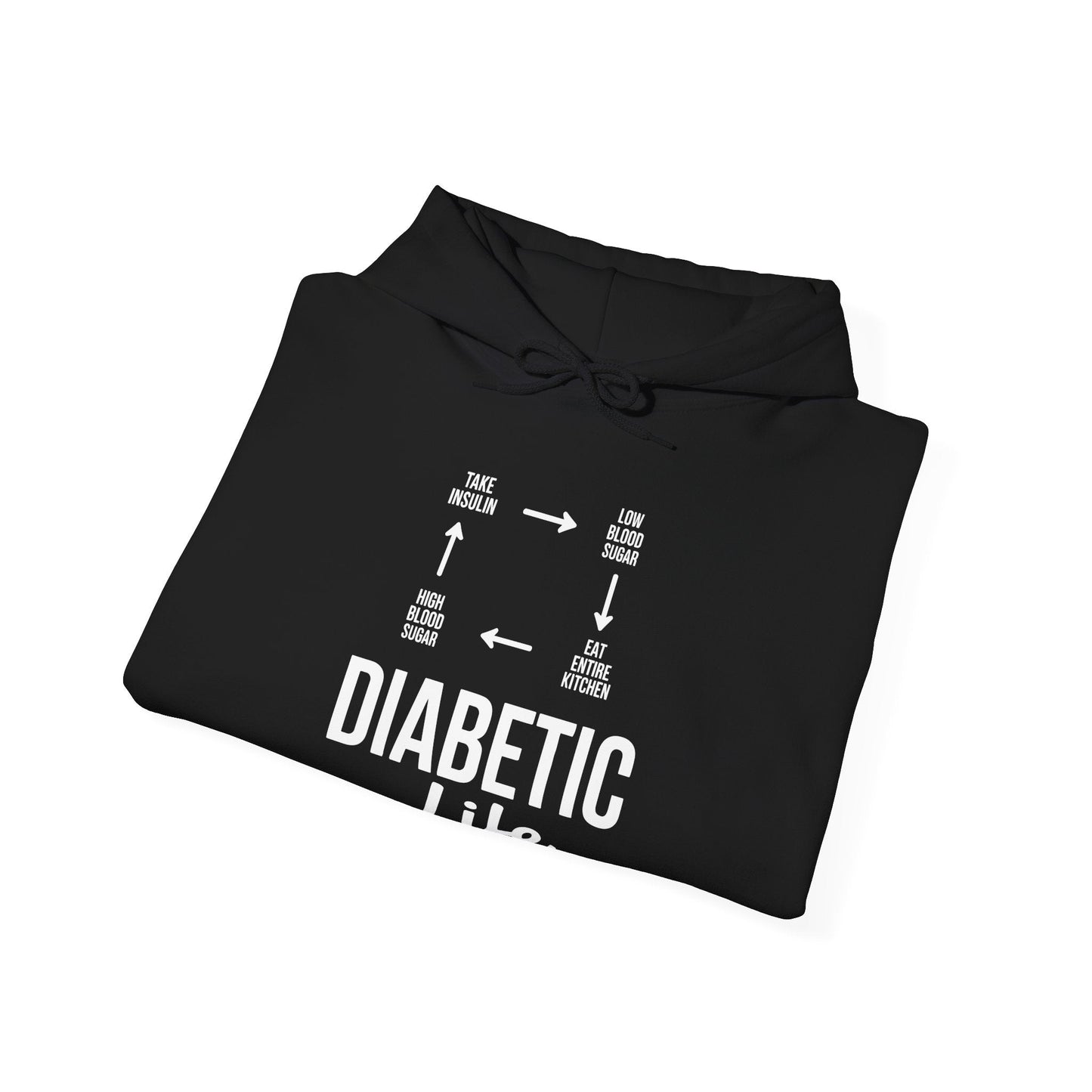 Funny Diabetic Type 1 Diabetes T1D Diabetes Awareness Hoodie
