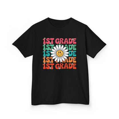 Groovy 1st Grade Back To School First Day of First Grade T-Shirt
