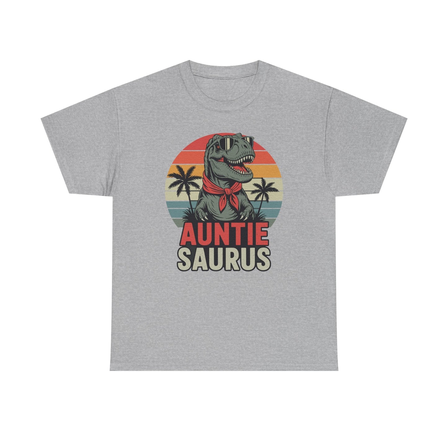 Auntiesaurus T Rex Dinosaur Auntie Saurus Family Matching T-Shirt