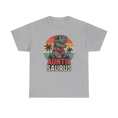 Auntiesaurus T Rex Dinosaur Auntie Saurus Family Matching T-Shirt