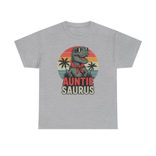 Auntiesaurus T Rex Dinosaur Auntie Saurus Family Matching T-Shirt