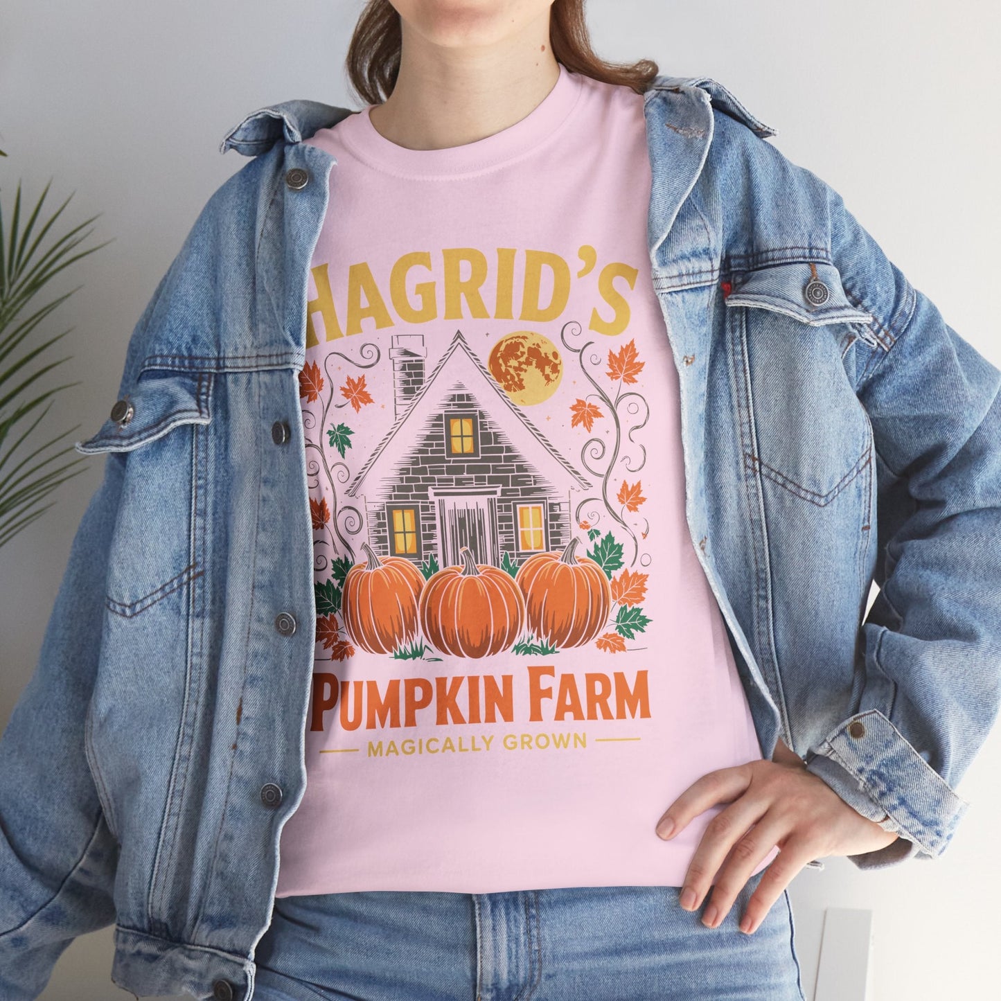 Hagrids Pumpkin Farm Spooky Season Halloween Fun T-Shirt
