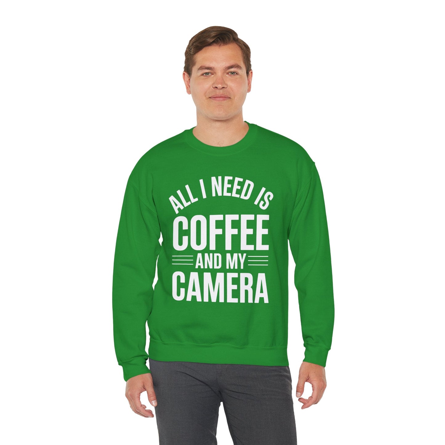 All I Need Is Coffee And My Camera Photography Gift Sweatshirt