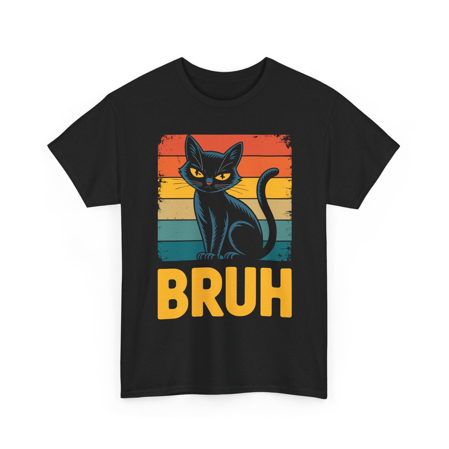 Funny Cat Bruh For Teens Boys Girls Men Women Meme Graphic T-Shirt