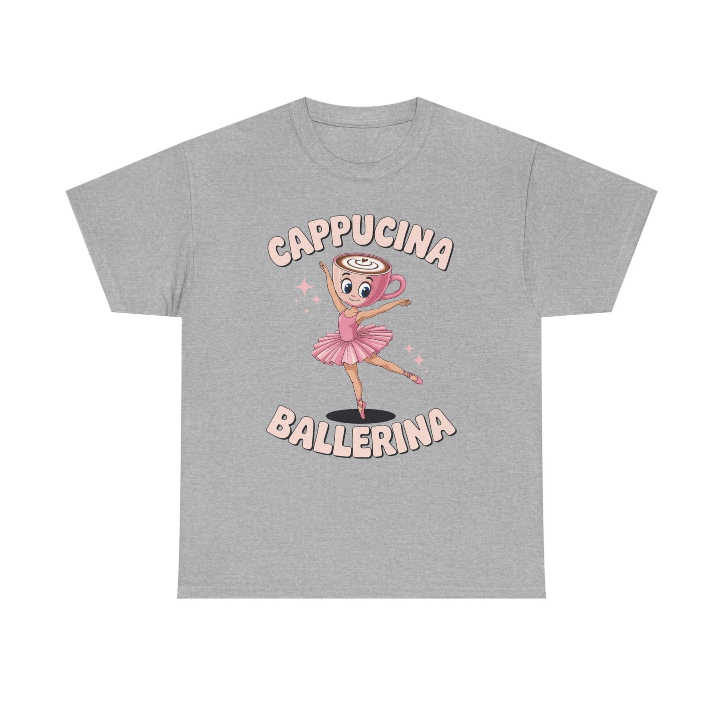 Funny Ballerina Cappuccina Coffee Dance Lovers Italian Meme T-Shirt