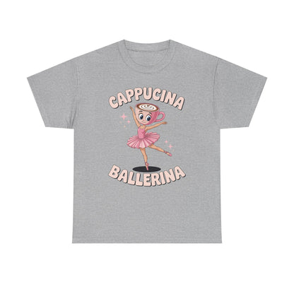 Funny Ballerina Cappuccina Coffee Dance Lovers Italian Meme T-Shirt