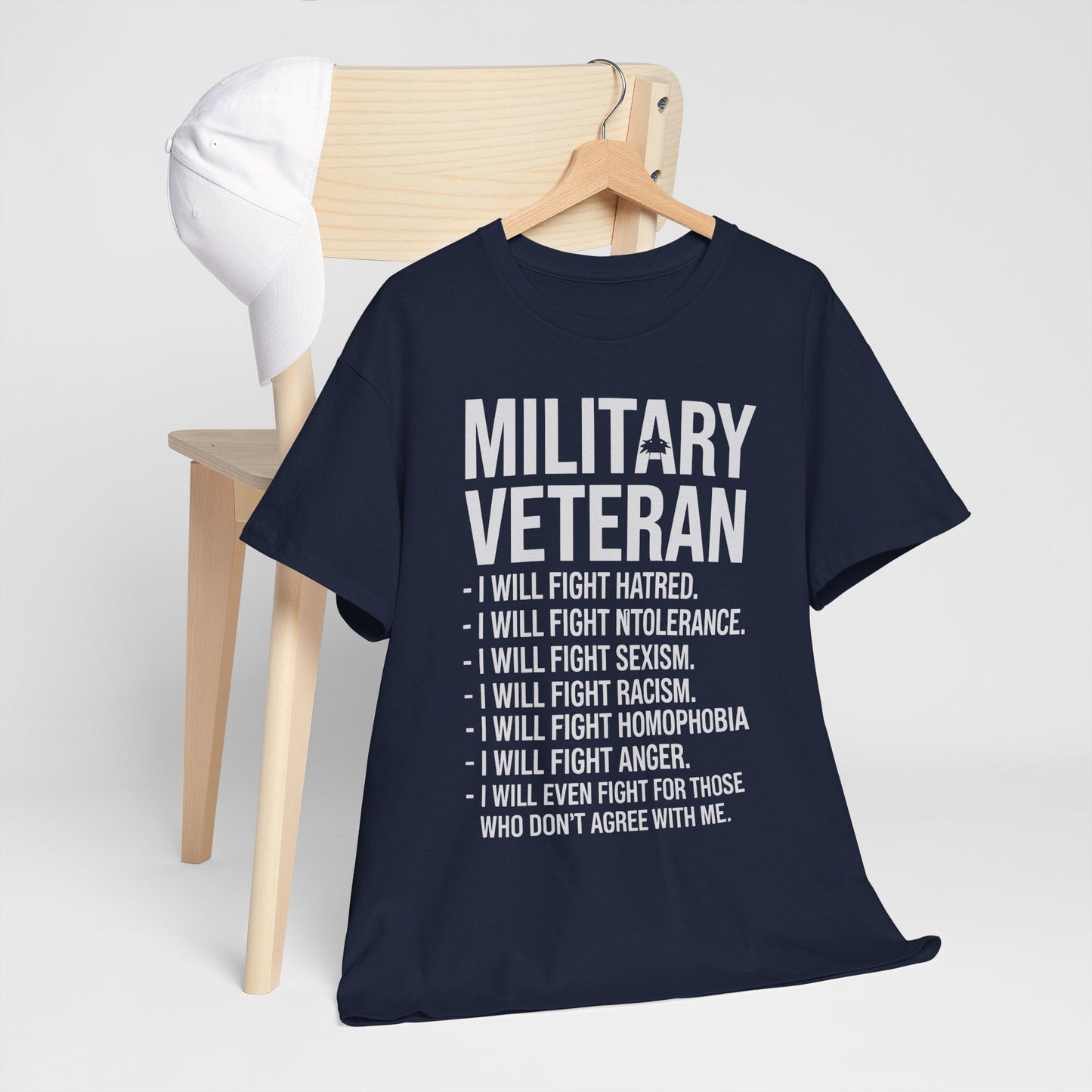 Military Veterans Against Trump 2025 Fight USA Election T-Shirt