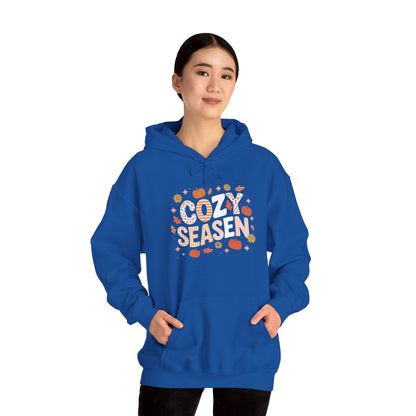 Cozy Season Autumn Fall Vibes Halloween Thanksgiving Pumpkin Hoodie