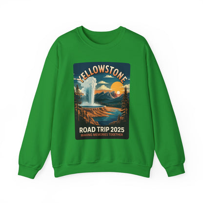 Yellowstone Family Road Trip 2025 National Park Outdoor Sweatshirt