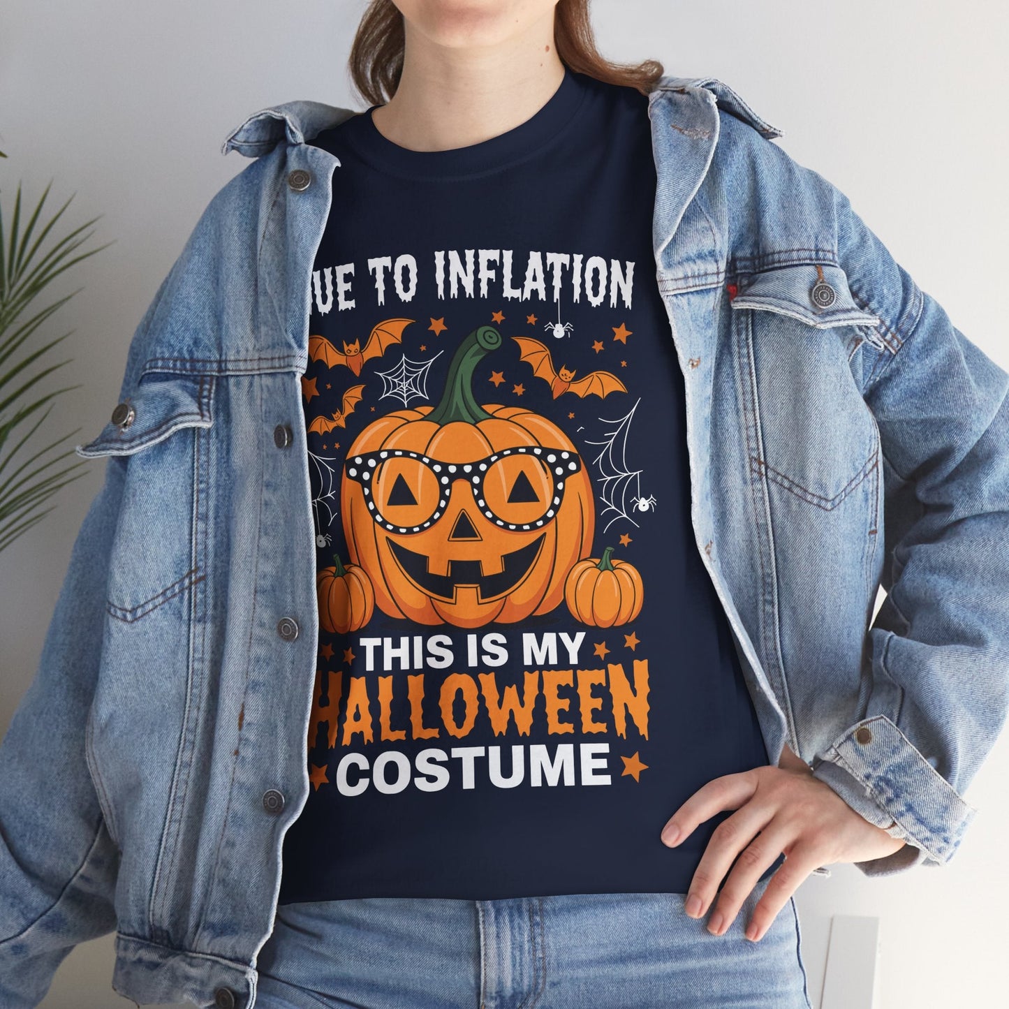 Pumpkin Halloween Costume Men Women Funny Halloween 2025 T-Shirt