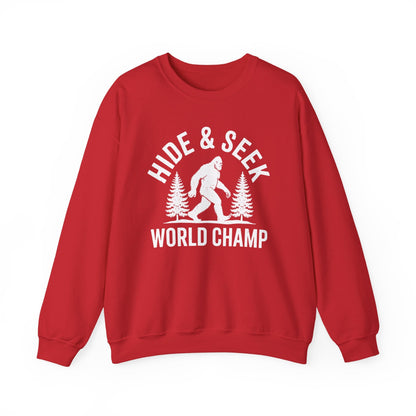 Bigfoot Hide And Seek World Champion Sasquatch Retro Vintage Sweatshirt