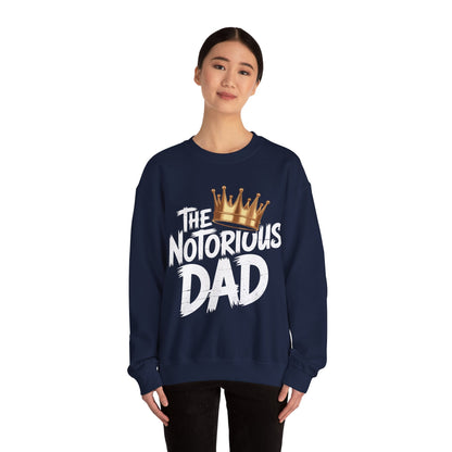 Old School Funny Hip Hop Fathers Day Notorious Dad Sweatshirt
