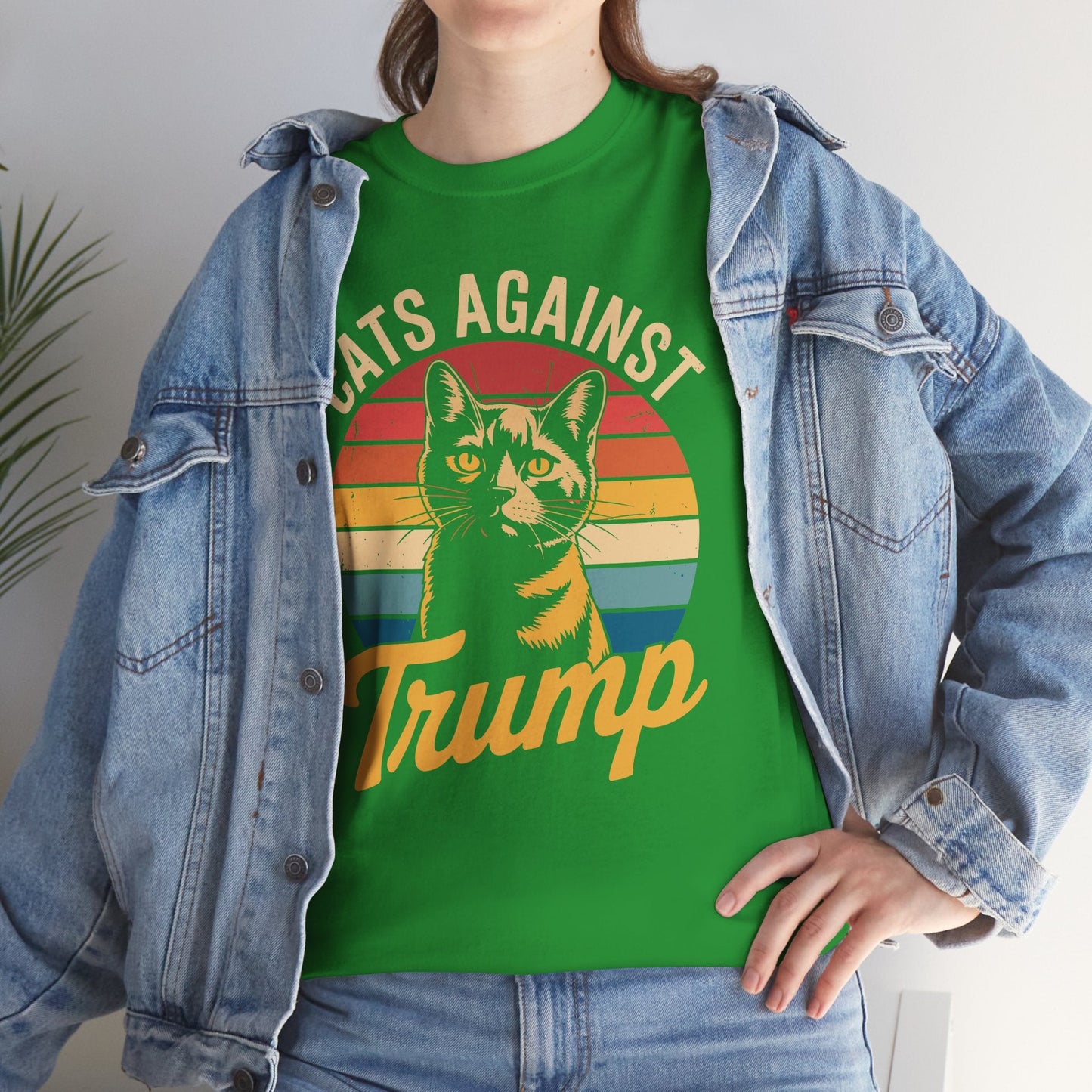 Cats Against Trump Funny Anti Trump Election Funny Cat T-Shirt