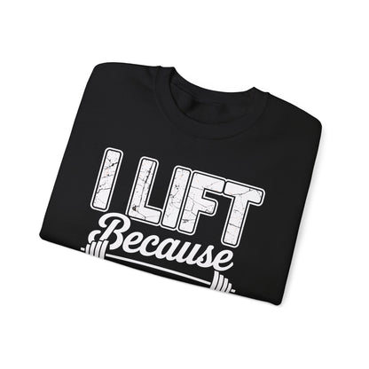 I lift because my wife is hot - powerlifter workout fitness Sweatshirt