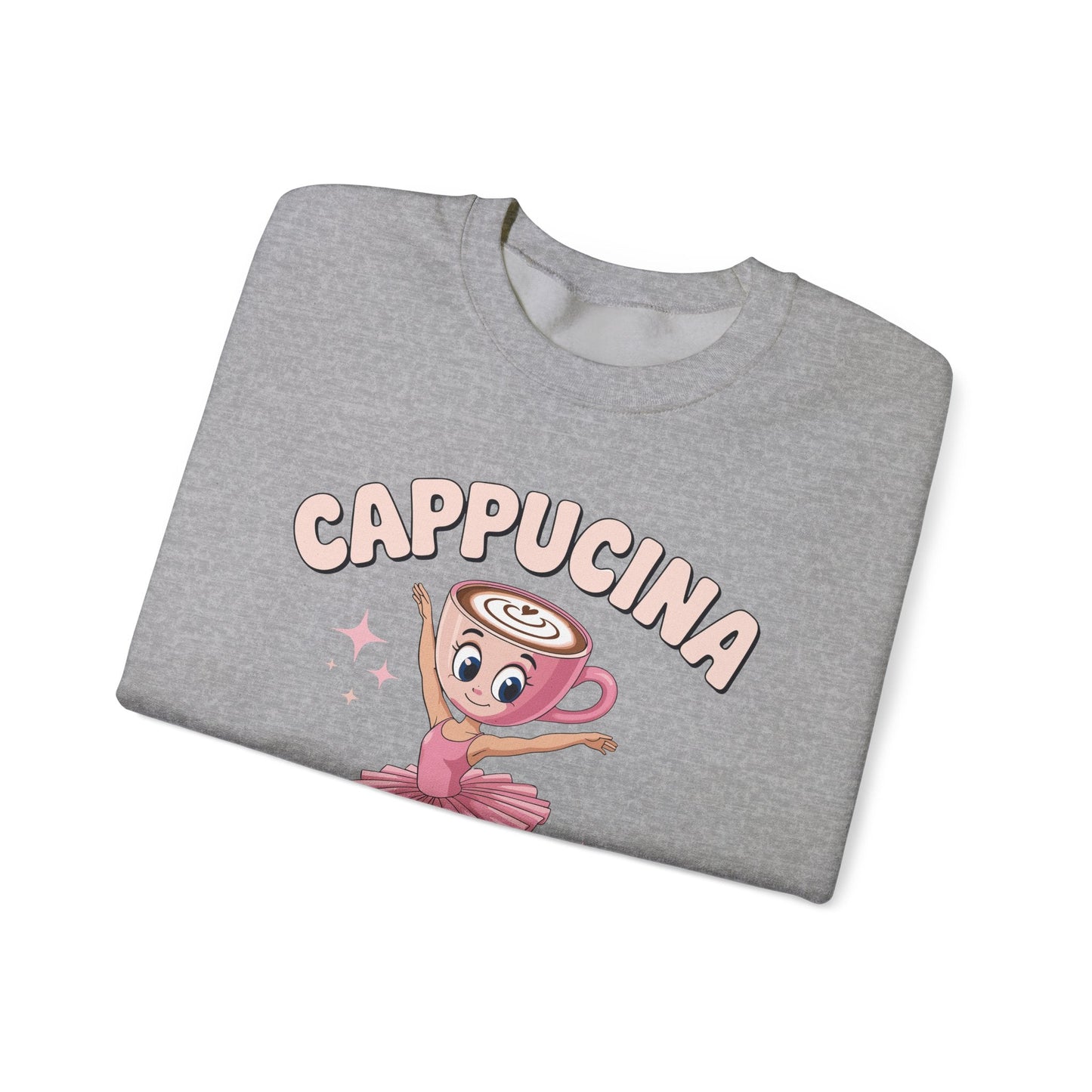 Funny Ballerina Cappuccina Coffee Dance Lovers Italian Meme Sweatshirt