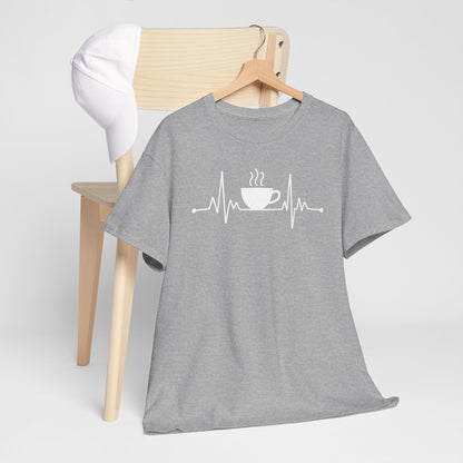 Coffee Heartbeat Drinking Coffee T-Shirt