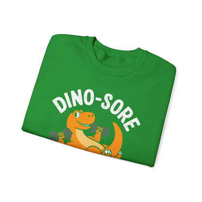 Gym Workout Dino Sore Exercise Fitness Boys Women Men Sweatshirt